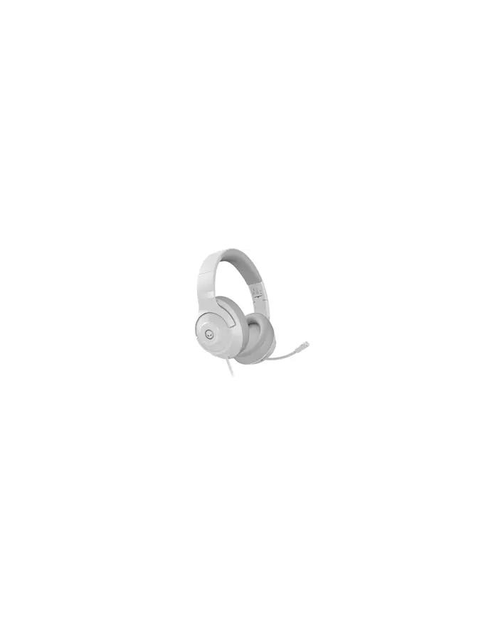 LORGAR Noah 101, Gaming headset with microphone, 3.5mm jack connection, cable length 2m, foldable design, PU leather ear pads, size: 185*195*80mm, 0.245kg, Kolor: BIAŁY główny