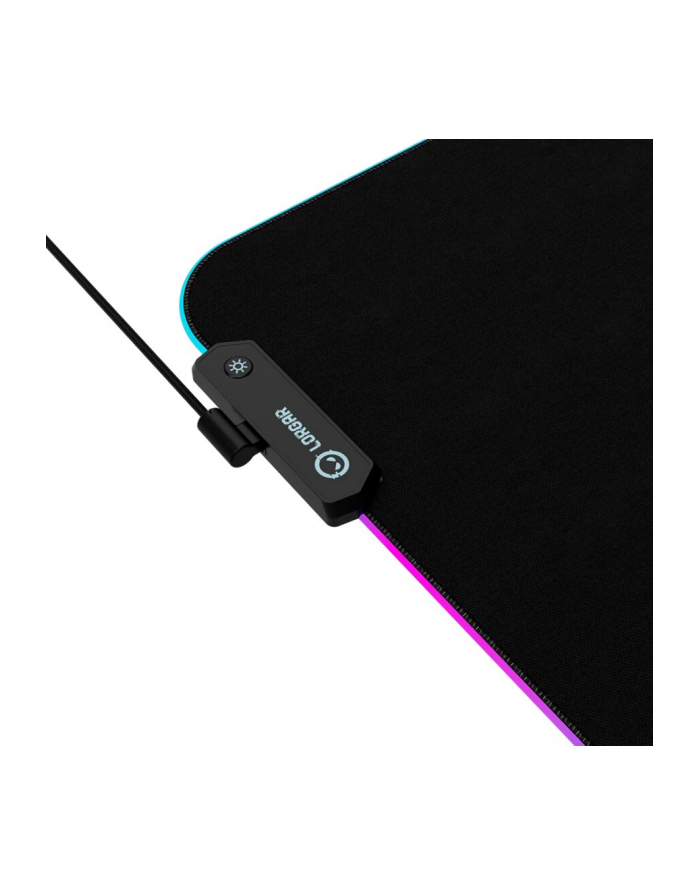 Lorgar Steller 913, Gaming mouse pad, High-speed surface, anti-slip rubber base, RGB backlight, USB connection, Lorgar WP Gameware support, size: 360mm x 300mm x 3mm, weight 0.250kg główny