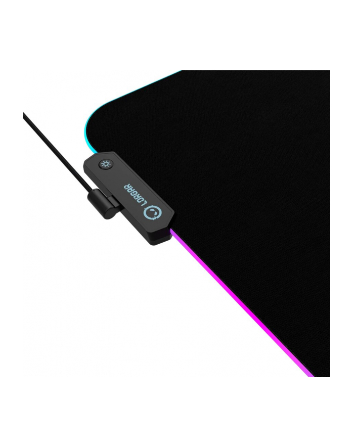 Lorgar Steller 919, Gaming mouse pad, High-speed surface, anti-slip rubber base, RGB backlight, USB connection, Lorgar WP Gameware support, size: 900mm x 360mm x 3mm, weight 0.635kg główny