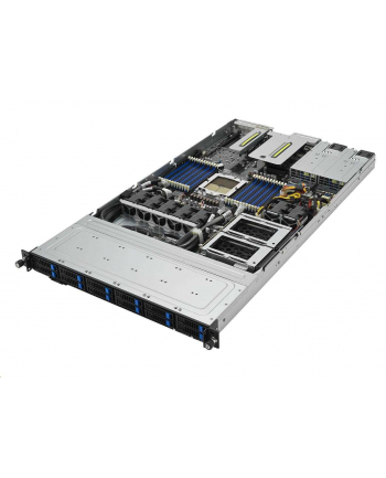 AMD EPYC 9004 single-processor 1U server that supports up to 24 DIMM, 16 NVMe, three PCIe 5.0 slots, two M.2, OCP 3.0, two single-slot GPUs, and ASUS ASMB11-iKVM