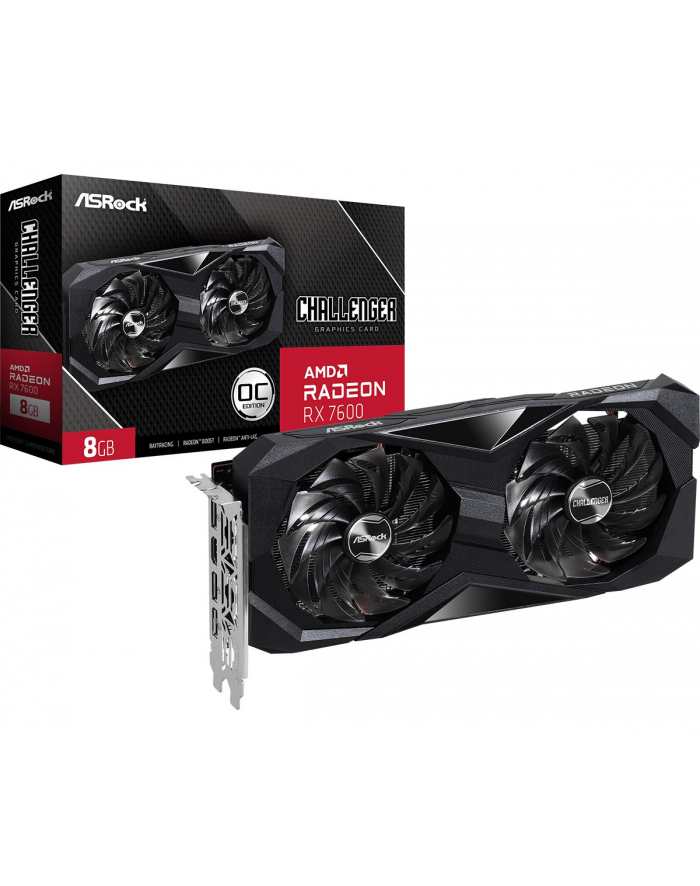 ASROCK AMD Radeon RX 7600 Challenger OC 8GB GDDR6 128-bit HDMI 3x DP główny