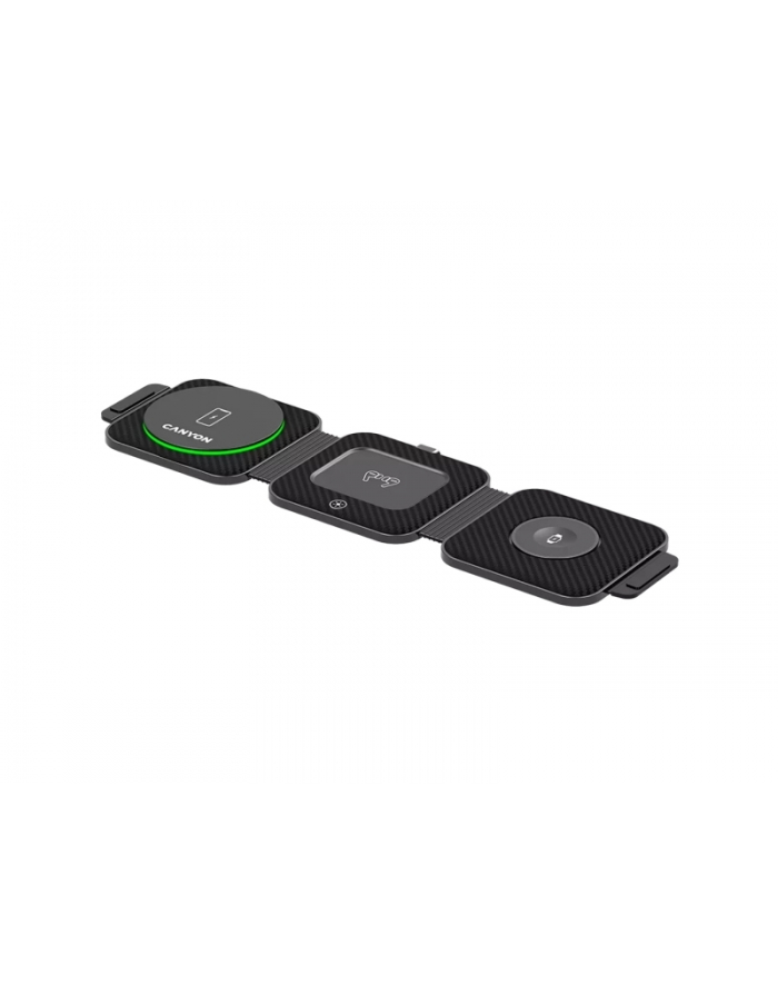 CANYON Ładowarka indukcyjna WS-305 3w1 15W LED składana Czarna główny