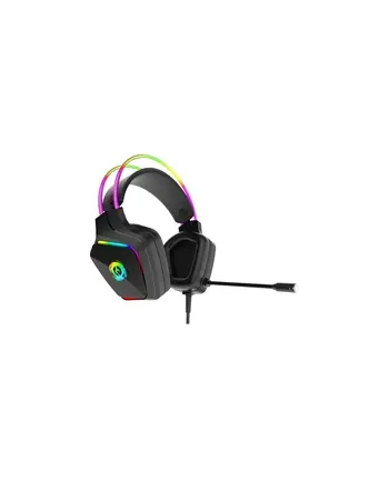 CANYON Słuchawki nauszne Darkless GH-9A gamingowe podświetlenie RGB Czarne