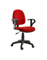 Fotel biurowy Techly obczerwonyowy, Czerwony - nr 4
