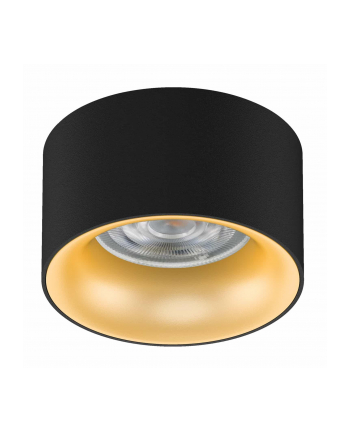 Oprawa podtynkowa / tuba Maclean MCE457 W/G punktowa okrągła aluminiowa GU5.3 70x40mm czarno- złota