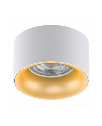 Oprawa podtynkowa / tuba Maclean MCE457 W/G punktowa okrągła aluminiowa GU5.3 70x40mm biało- złota