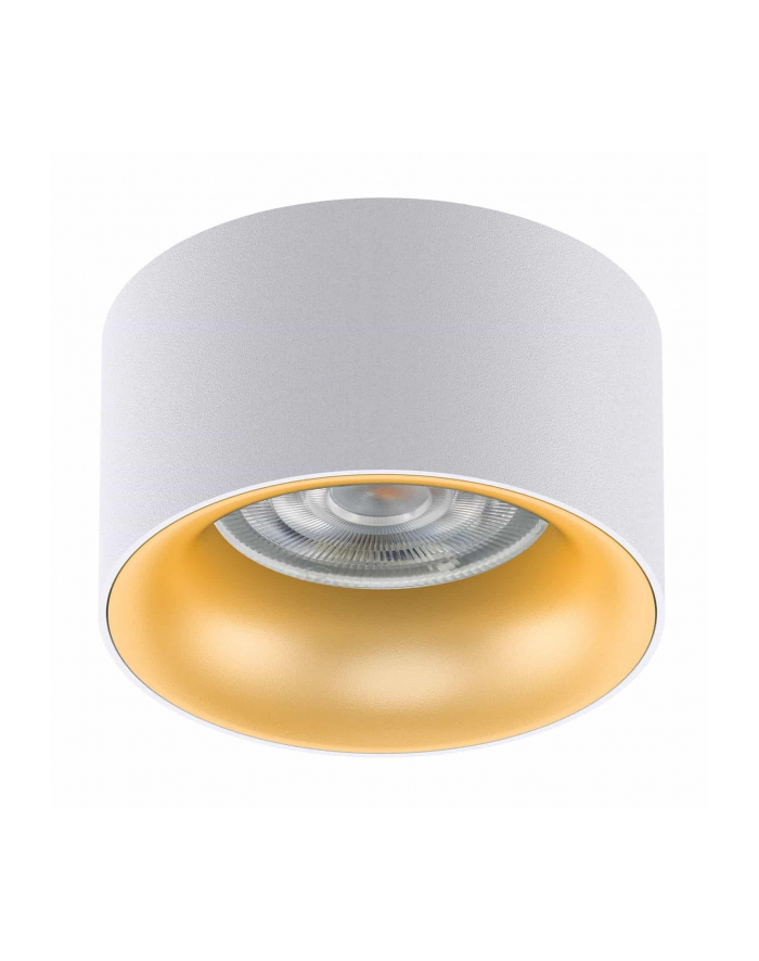 Oprawa podtynkowa / tuba Maclean MCE457 W/G punktowa okrągła aluminiowa GU5.3 70x40mm biało- złota główny