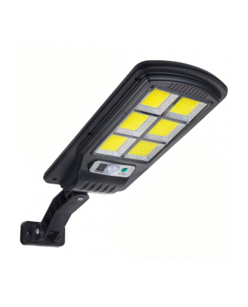 Lampa uliczna solarna LED Maclean MCE446 z czujnikiem ruchu i pilotem IP54, 4W, 400lm, 6500K, Li-ion 1200 mAh, 3 tryby pracy