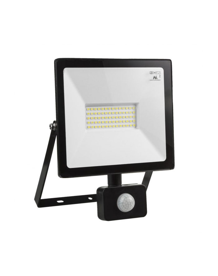 Naświetlacz LED z czujnikiem ruchu Maclean MCE650 NW slim Neutral White 50W, IP44 główny