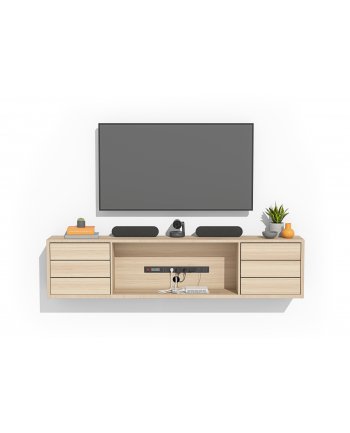 Wspornik montażowy Logitech z uchwytem przytrzymującym kable do Logitech RoomMate i innych urządzeń nr 1