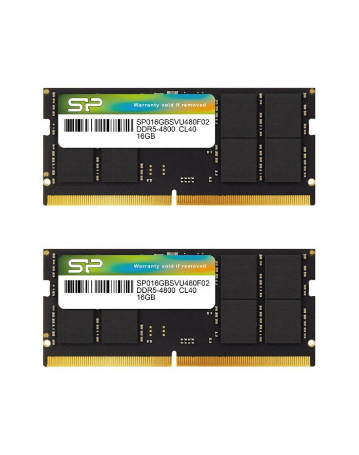 Pamięć SODIMM DDR5 Silicon Power 32GB (2x16GB) 4800MHz CL40 1,1V główny