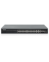Switch zarządzalny Intellinet 24x 10/100/1000 Mbps PoE+ 370W+4x uplink Combo RJ45/SFP VLAN Rack 19'' - nr 19