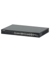 Switch zarządzalny Intellinet 24x 10/100/1000 Mbps PoE+ 370W+4x uplink Combo RJ45/SFP VLAN Rack 19'' - nr 1