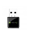 Karta sieciowa Techly bezprzewodowa USB Wi-Fi 300N 2.4GHz Mini - nr 2