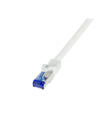 Patchcord LogiLink C6A011S Cat.6A S/FTP Ultraflex 0,25m biały