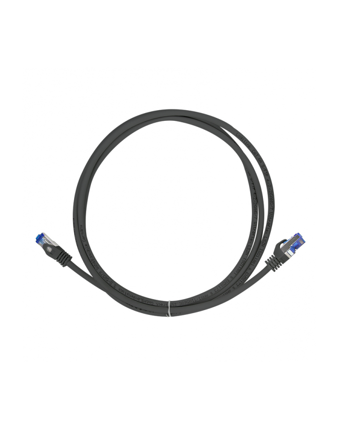 Patchcord LogiLink C6A073S Cat.6A S/FTP Ultraflex 5,0m czarny główny