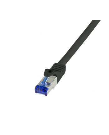 Patchcord LogiLink C6A093S Cat.6A S/FTP Ultraflex 10m czarny