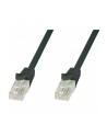 PatchCord Techly Cat.5e UTP CCA 0,25m czarny - nr 1