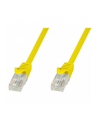 PatchCord Techly Cat.5e UTP CCA 1m żółty - nr 1