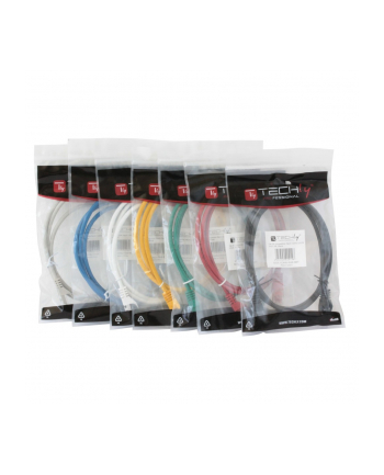 PatchCord Techly Cat.5e UTP CCA 2m żółty