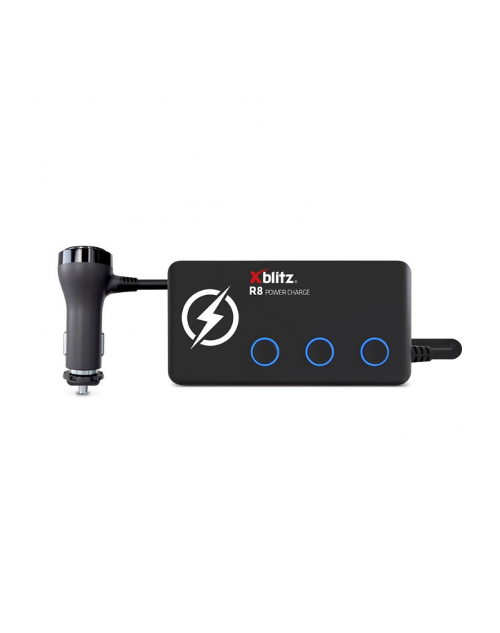 Rozdzielacz samochodowy Xblitz 12/24V Xblitz R8 Power Charge główny