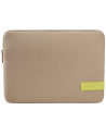 Etui do MacBook Pro Case Logic Reflect Sleeve 13'' brązowe taupe/sunny lime - nr 4