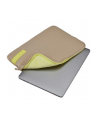 Etui do MacBook Pro Case Logic Reflect Sleeve 13'' brązowe taupe/sunny lime - nr 7