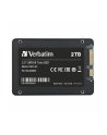 Dysk SSD wewnętrzny Verbatim Vi550 S3 2TB 2,5'' SATA III czarny - nr 2