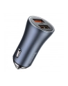 Ładowarka samochodow Baseus CCJD-A0G 40W szybka  z dwoma gniazdami USB SCP Quick Charge 3.0 - nr 4