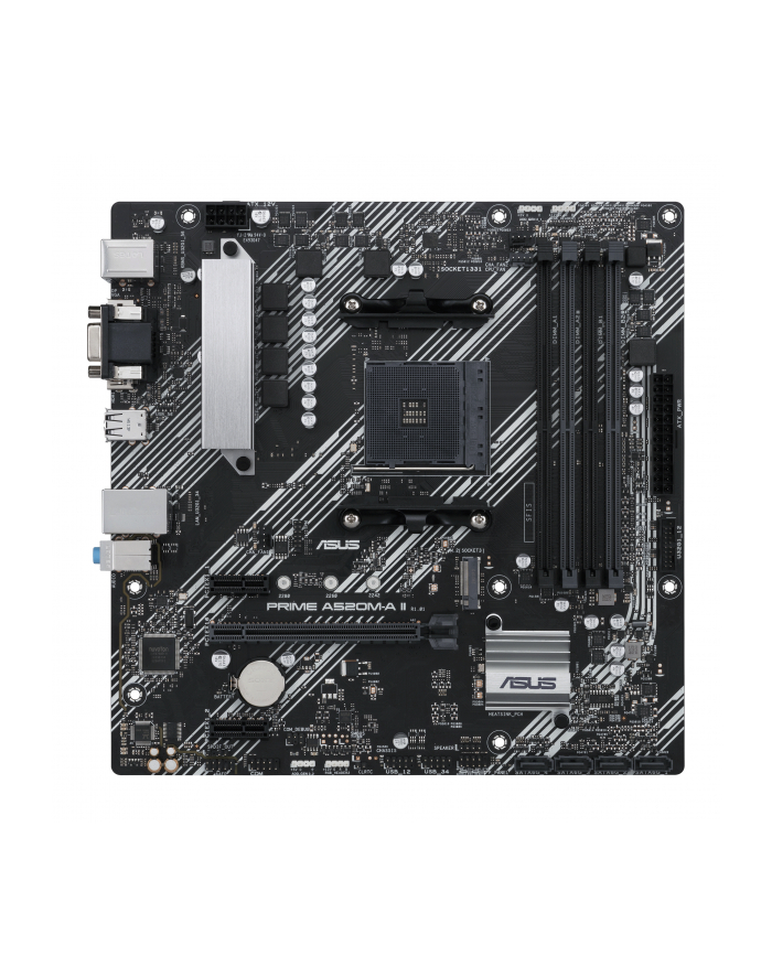 Płyta Asus PRIME A520M-A II/CSM /AMD A520/SATA3/M.2/USB3.0/PCIe3.0/AM4/mATX główny