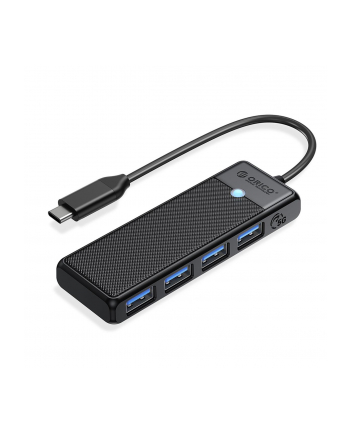 HUB USB-C Orico PAPW4A-C3-015-BK-EP 4 x USB-A 3.0 5Gbps, czarny