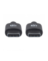 Kabel USB 2.0 Manhattan Typ-C M/M 1m 60W 3A PD QC 480Mbps 1m - nr 7