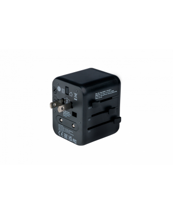 Adapter podróżny Verbatim UTA-01 globalny-globalny 2xUSB
