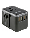 Adapter podróżny Verbatim UTA-04 globalny-globalny 3xUSB 2xUSB-C PD QC - nr 32