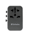 Adapter podróżny Verbatim UTA-04 globalny-globalny 3xUSB 2xUSB-C PD QC - nr 39