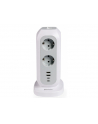 Listwa zasilająca Verbatim (wersja europejska)PT-01 (wersja europejska) Power Tower 11xAC 2xUSB 2xUSB-C - nr 12