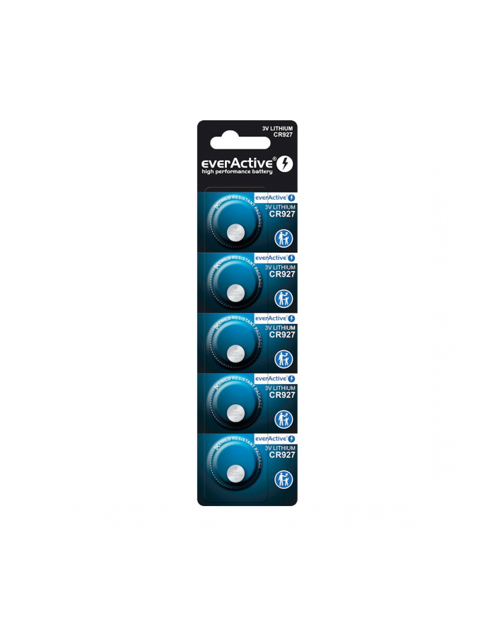 Bateria litowa mini everActive CR927 - blister 5 sztuk główny