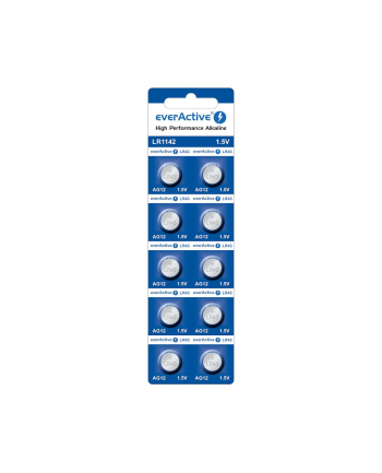 Bateria alkaliczna mini everActive AG12 G12 LR1142 LR43 - blister 10 sztuk