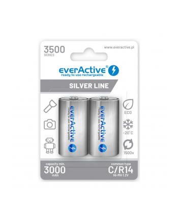 Akumulatorki C/R14 everActive Professional Line 3500 mAh 2 sztuki