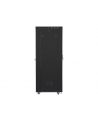 Szafa instalacyjna stojąca 19'' 42U 600x1000 czarna drzwi perforowane LCD Lanberg (flat pack) V2 - nr 20