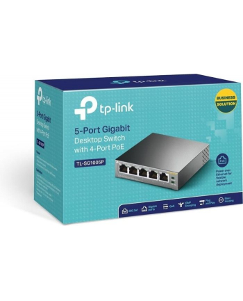 Switch niezarządzalny TP-Link TL-SG1005P V5 5x100/1000 4xPoE nr 2