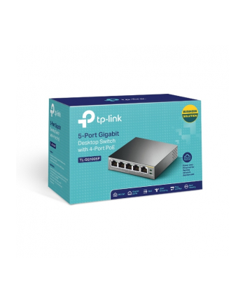 Switch niezarządzalny TP-Link TL-SG1005P V5 5x100/1000 4xPoE