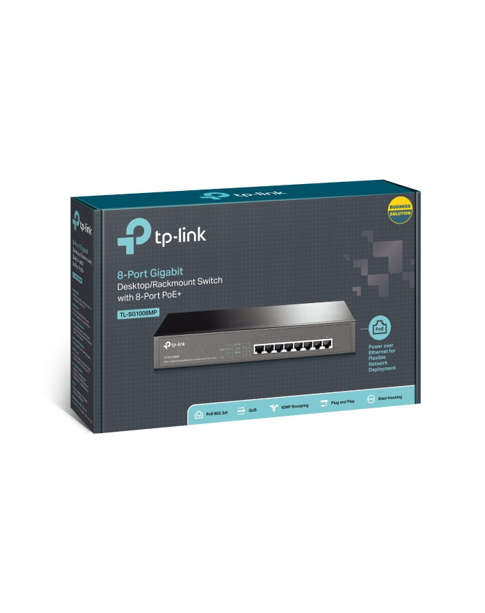 Switch niezarządzalny TP-Link TL-SG1008MP V3 8x100/1000 8xPoE+ główny