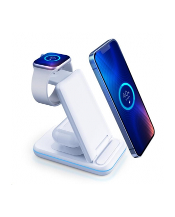 3mk pczerwonyection Ładowarka indukcyjna 3mk Hyper Wireless Charger 3w1 15W