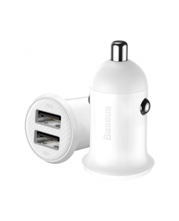 Ładowarka samochodowa Baseus Grain Pro CCALLP-02 4.8A z dwoma gniazdami USB