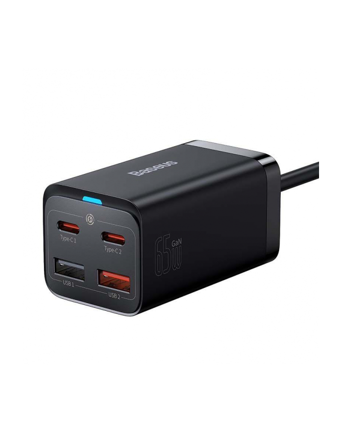 Ładowarka sieciowa Baseus GaN3 Pro CCGP040101 65W z 2 gniazdami USB-C PD oraz 2 gniazdami USB główny