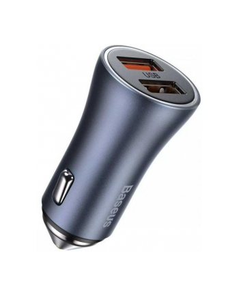 Ładowarka samochodow Baseus CCJD-A0G 40W szybka  z dwoma gniazdami USB SCP Quick Charge 3.0
