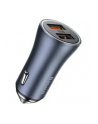 Ładowarka samochodow Baseus CCJD-A0G 40W szybka  z dwoma gniazdami USB SCP Quick Charge 3.0 - nr 3