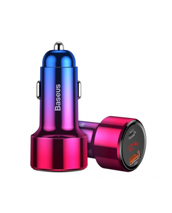 Ładowarka samochodowa Baseus Magic PPS BS-C20C CCMLC20C-09 45W z gniazdem USB QC3.0 oraz USB-C PD 3.0