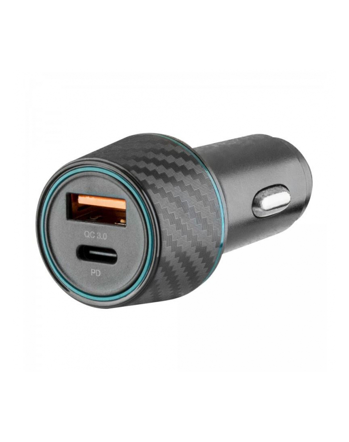Ładowarka samochodowa MS POWER A300 38W PD QC 3.0 Czarna główny